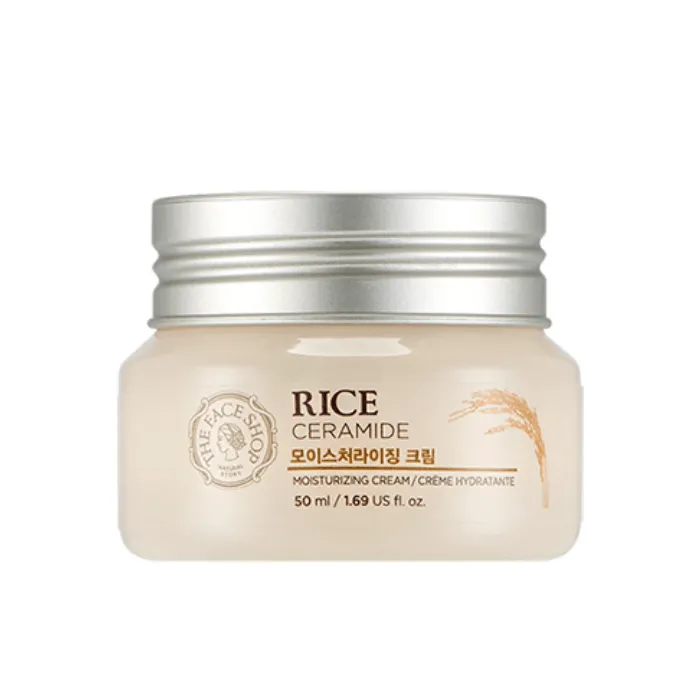 The Face Shop Crema hidratante de arroz y ceramida - 50 ml