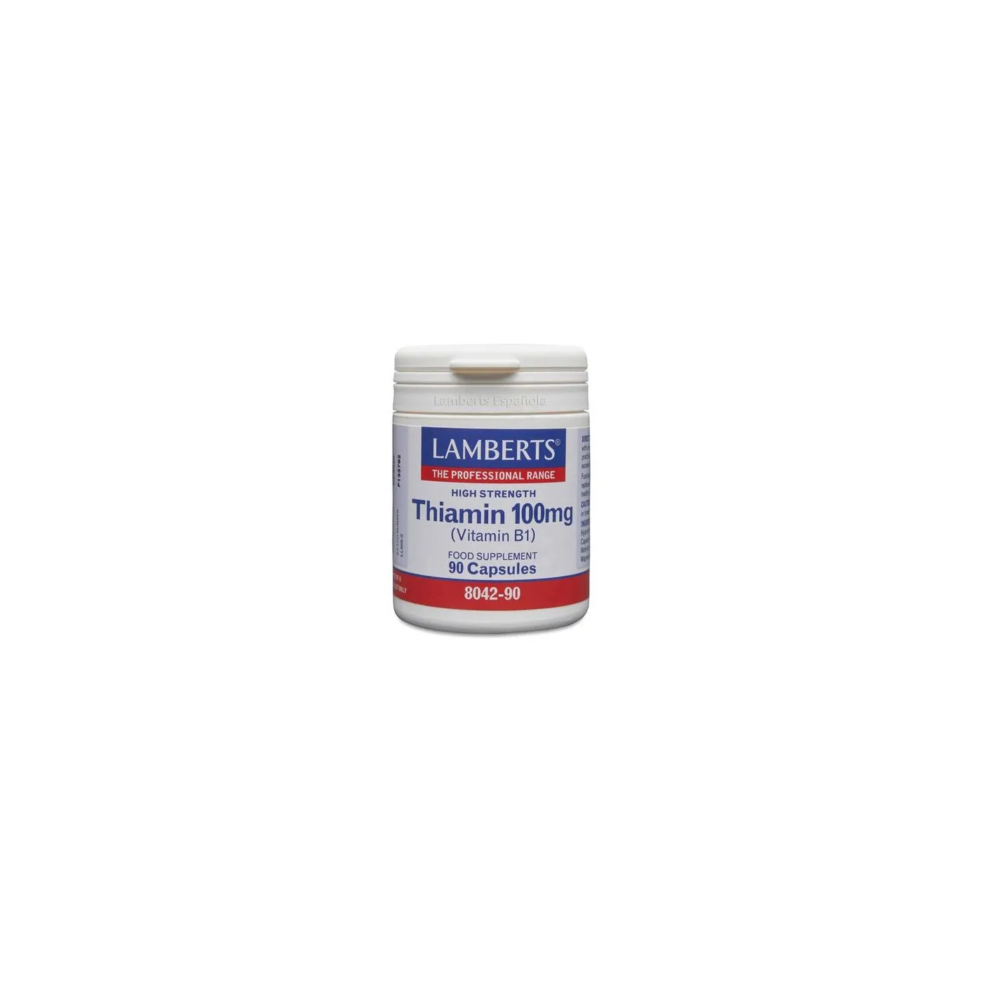 Tiamina Vitamina B1 100mg 90 Caps Lamberts