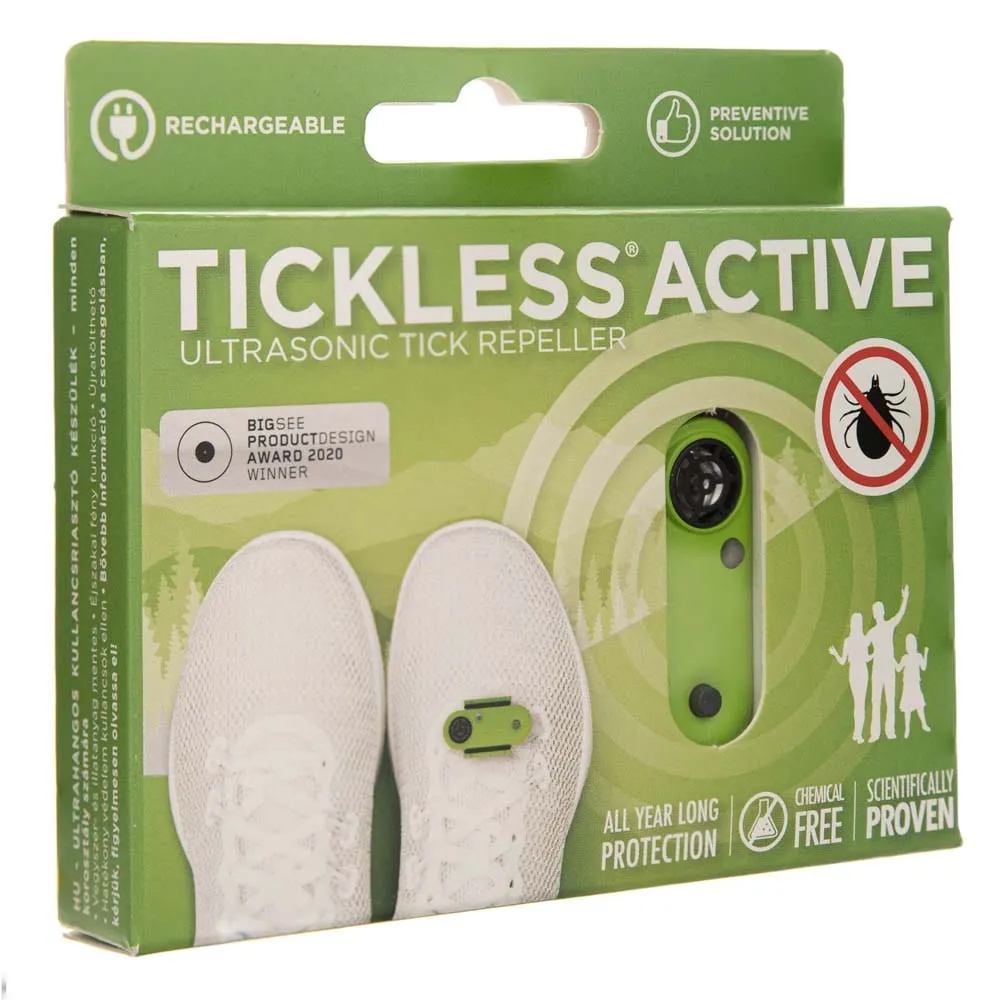Tickless Repelente Ultrasónico Activo de Garrapatas - Verde