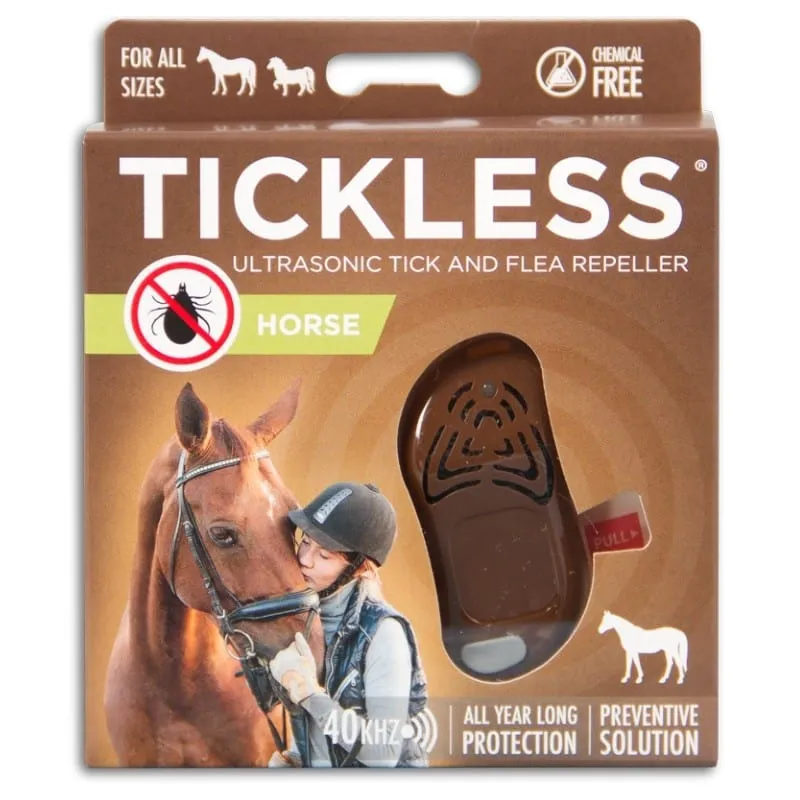 Tickless Repelente Ultrasónico Garrapatas Caballo - Marrón