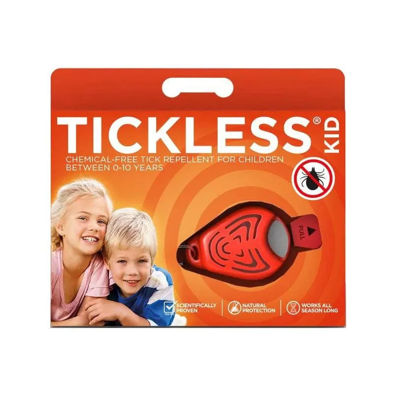 Tickless Repelente ultrasónico de garrapatas para niños - Naranja
