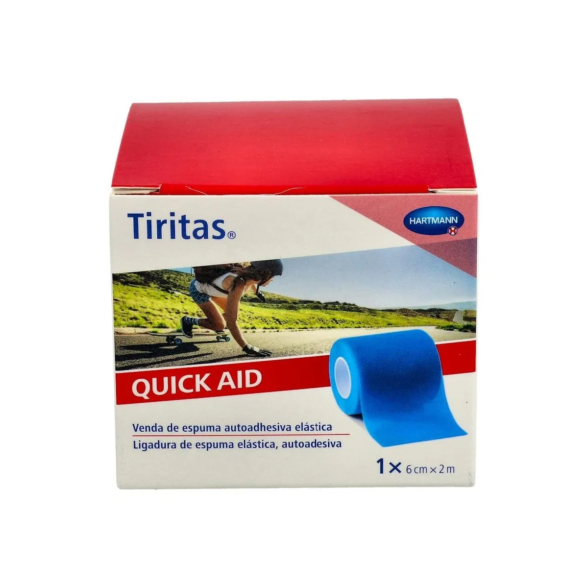 Tiritas Quick Aid 6Cmx2M Blue p1 6 mx2 M