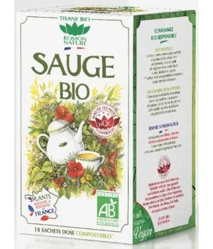 Infusión de Salvia Ecológica-18 sobres-Romon Nature