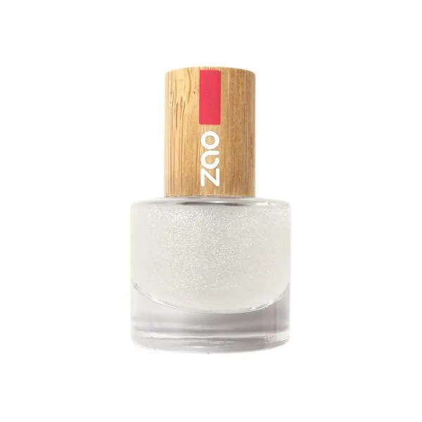 Top Coat Orgánico - 665 Glitter 8 ml - Zao Make-up