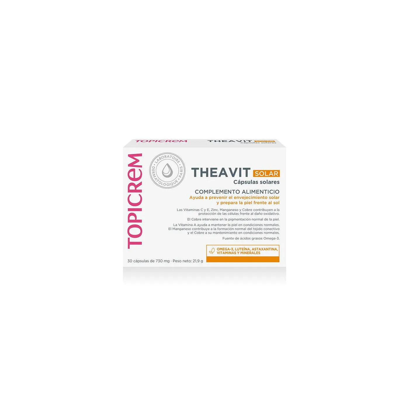 Topicrem Ah Theavit Solar 30 Caps
