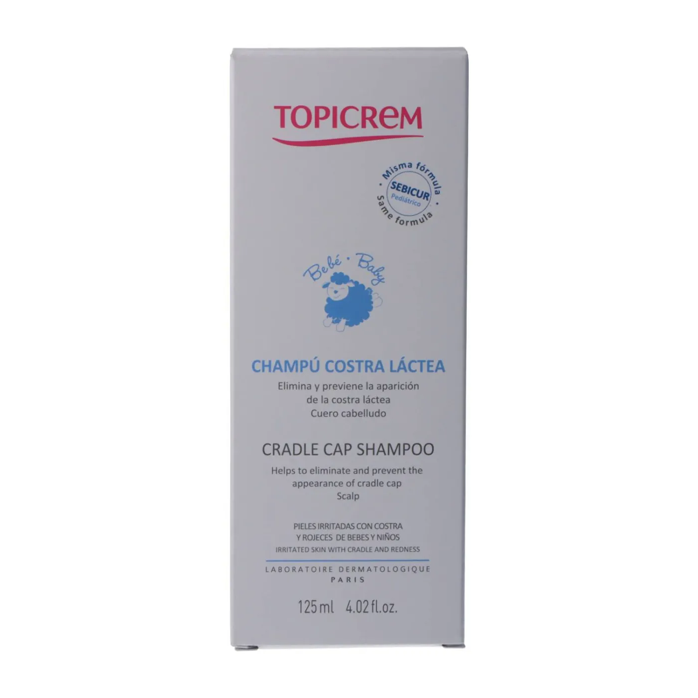 Topicrem Champu Costra Lactea 125 ml Sebicur Ped