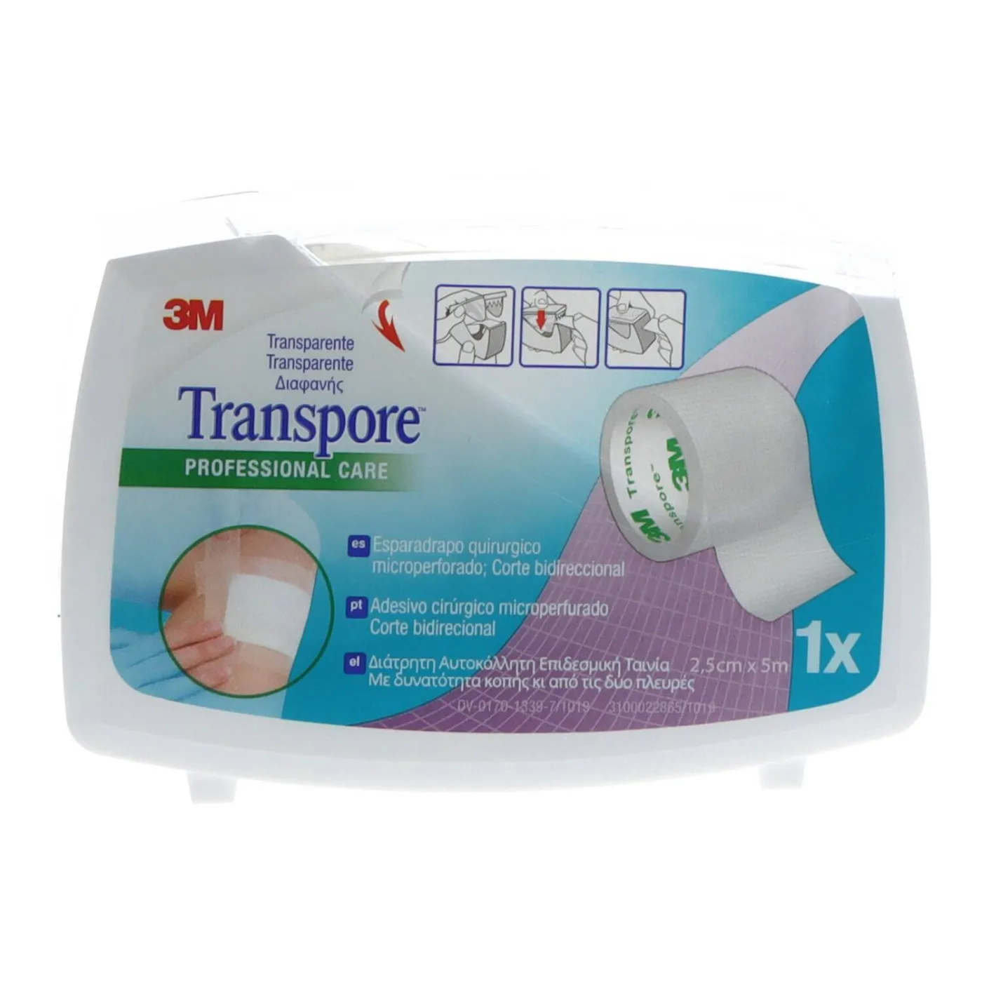 Transpore Esparadrapo Blanco 5x2,5 Port