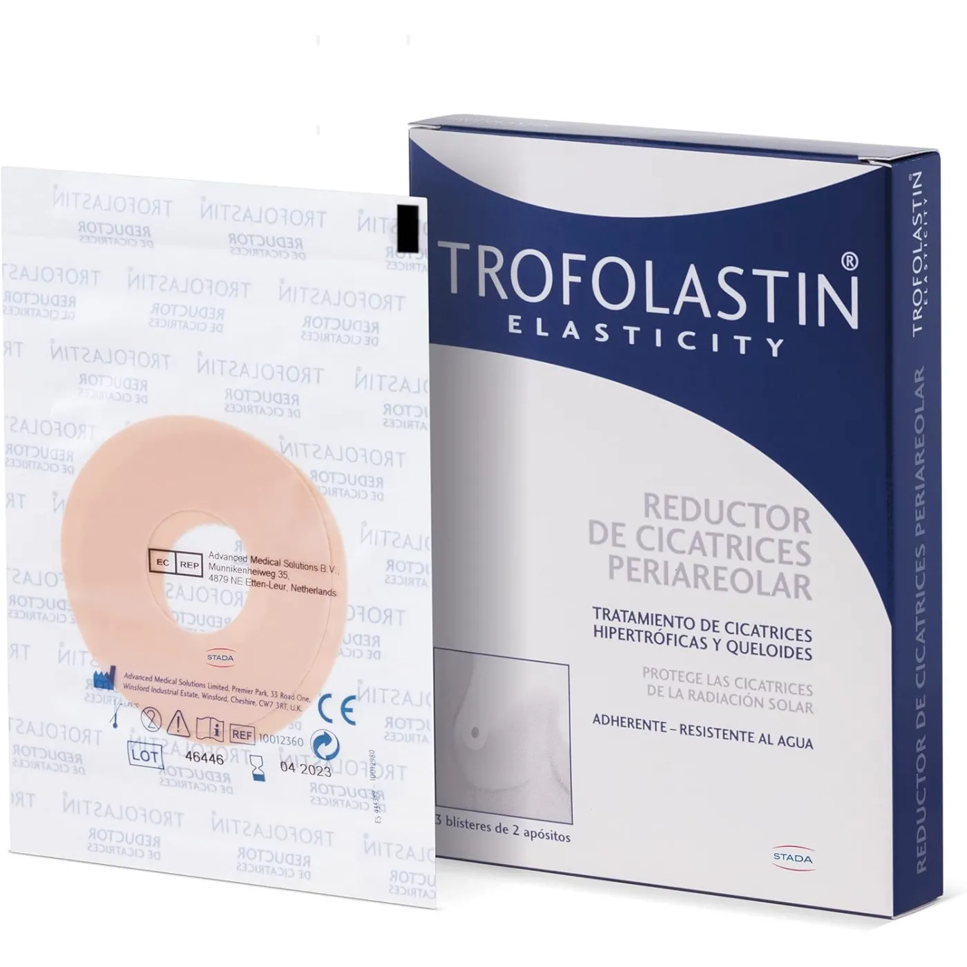 Trofolastin Reductor De Cicatrices Periareolar 3x2 Parches