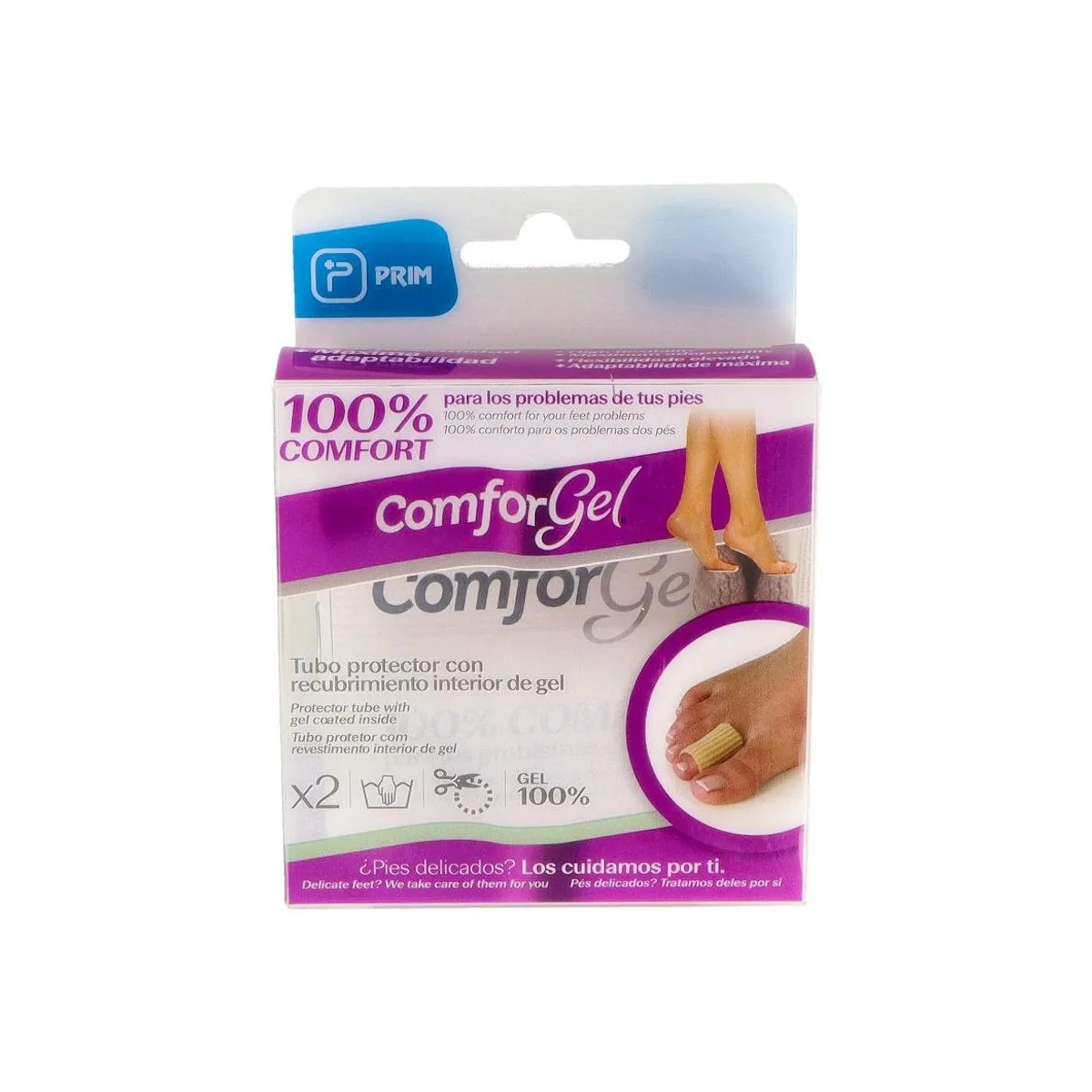 Tubo Comforgel Prim Tejido Mesh Recub Int Gel 1,5cm cc245 2 U