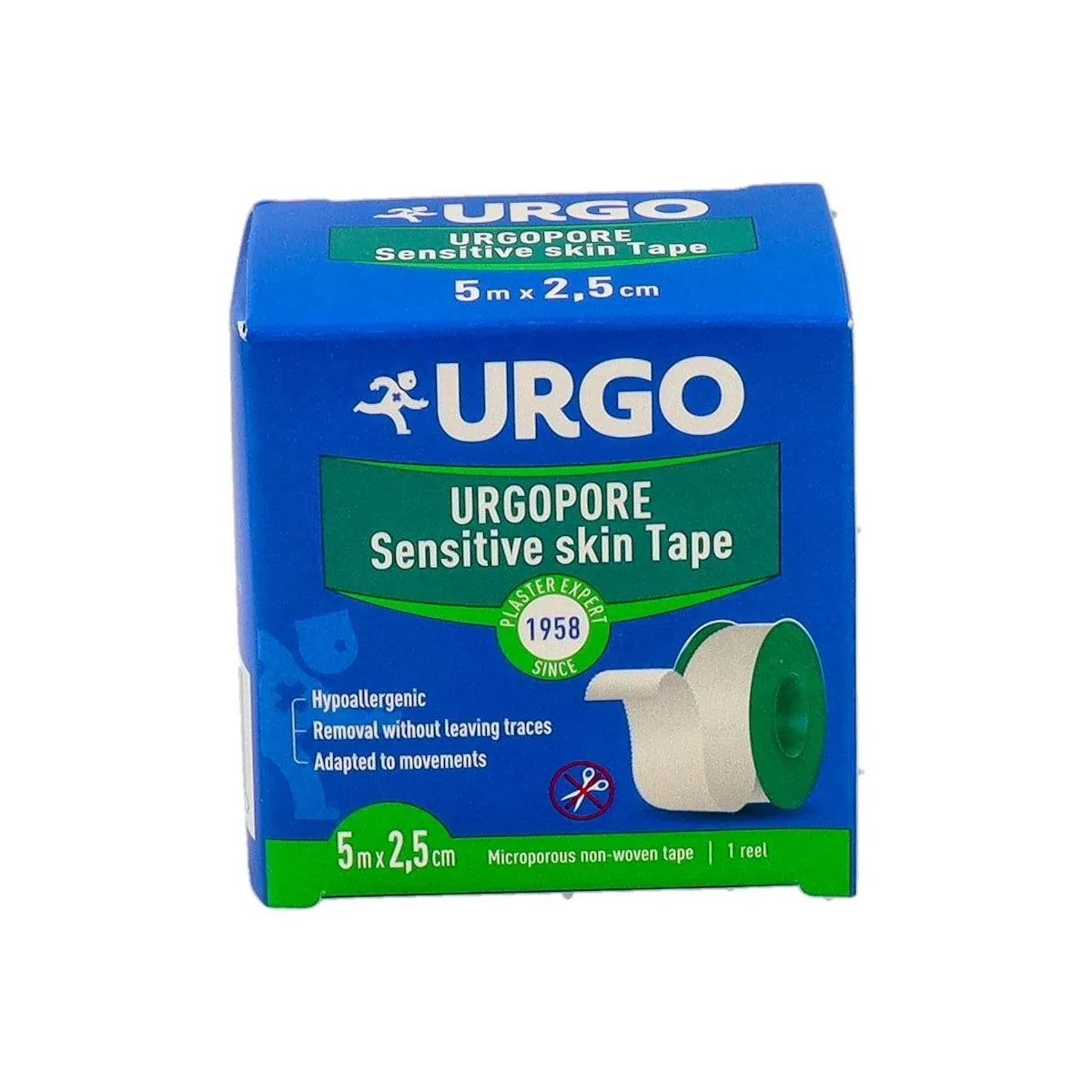 Urgo Esparadrapo Urgopore 5 M X 2,5 Cm