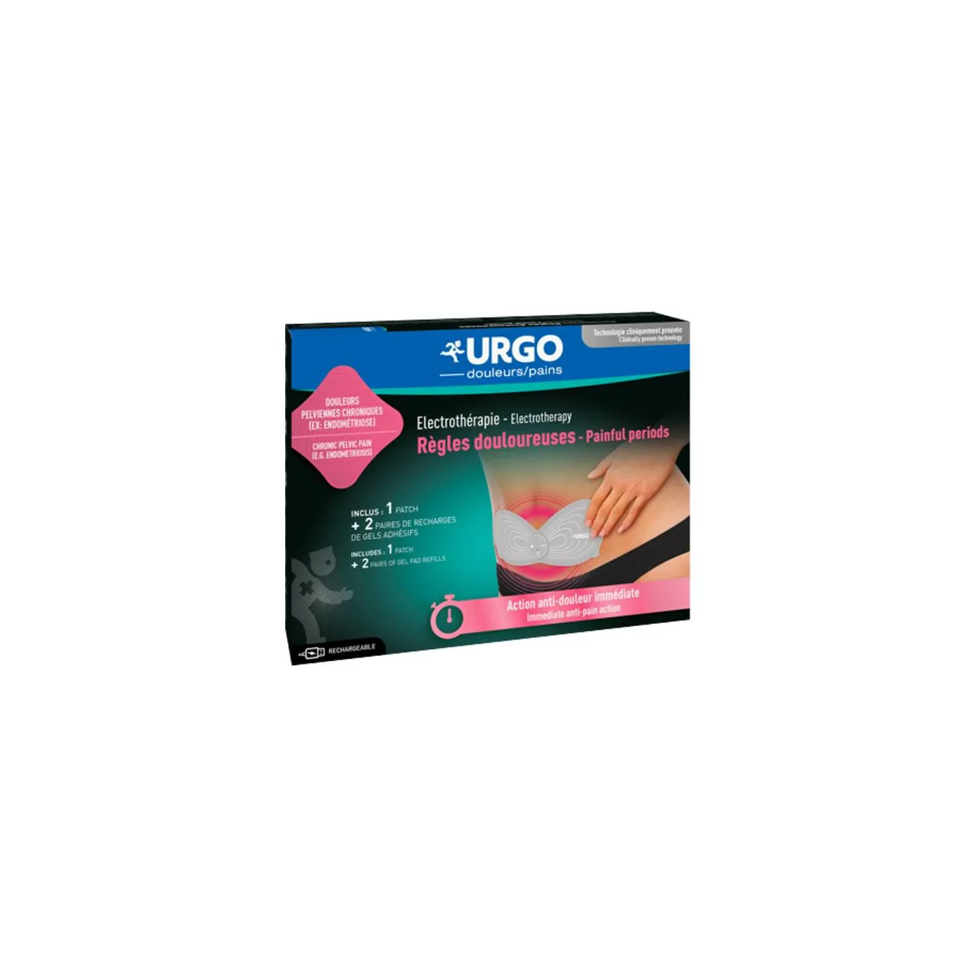 Urgo Parche Electroterapia Recargable Menstruaci