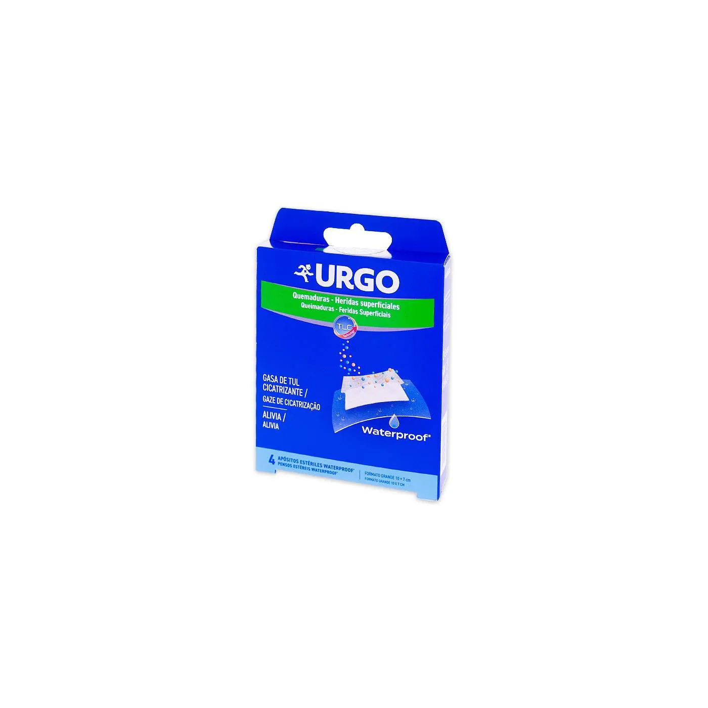 Urgo Quemaduras Waterproof Apositos 10x7 Cm 4 Ud