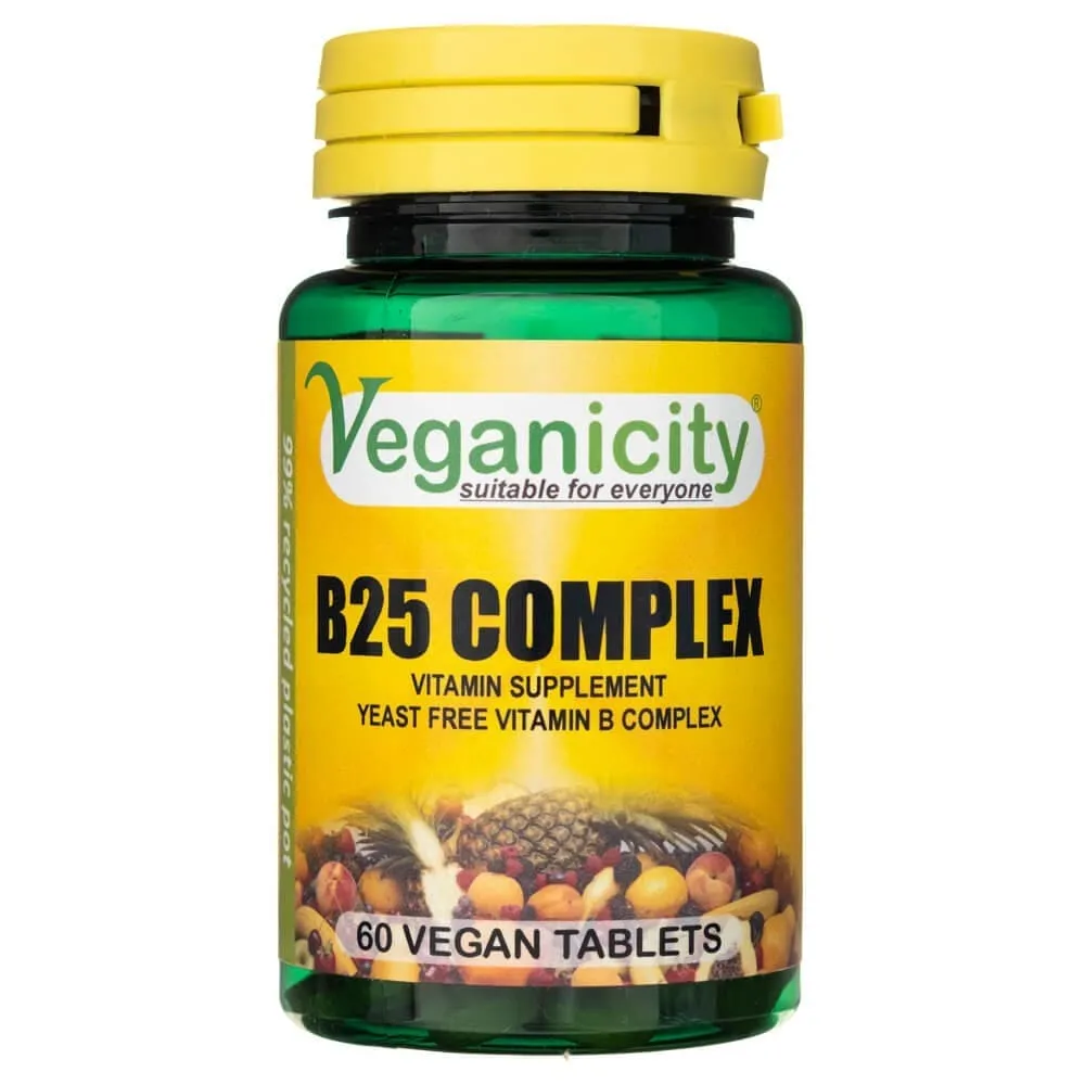 Veganicity Complejo B25 - 60 Tabletas