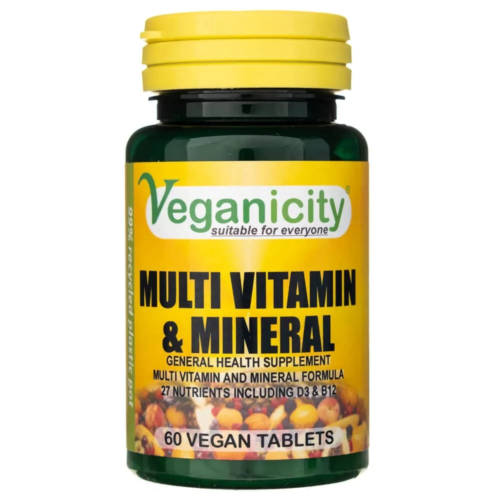 Veganicity Multi Vitaminas y Minerales - 60 Tabletas
