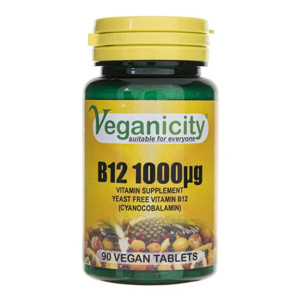 Veganicity Vitamina B-12 1000 mcg - 90 comprimidos