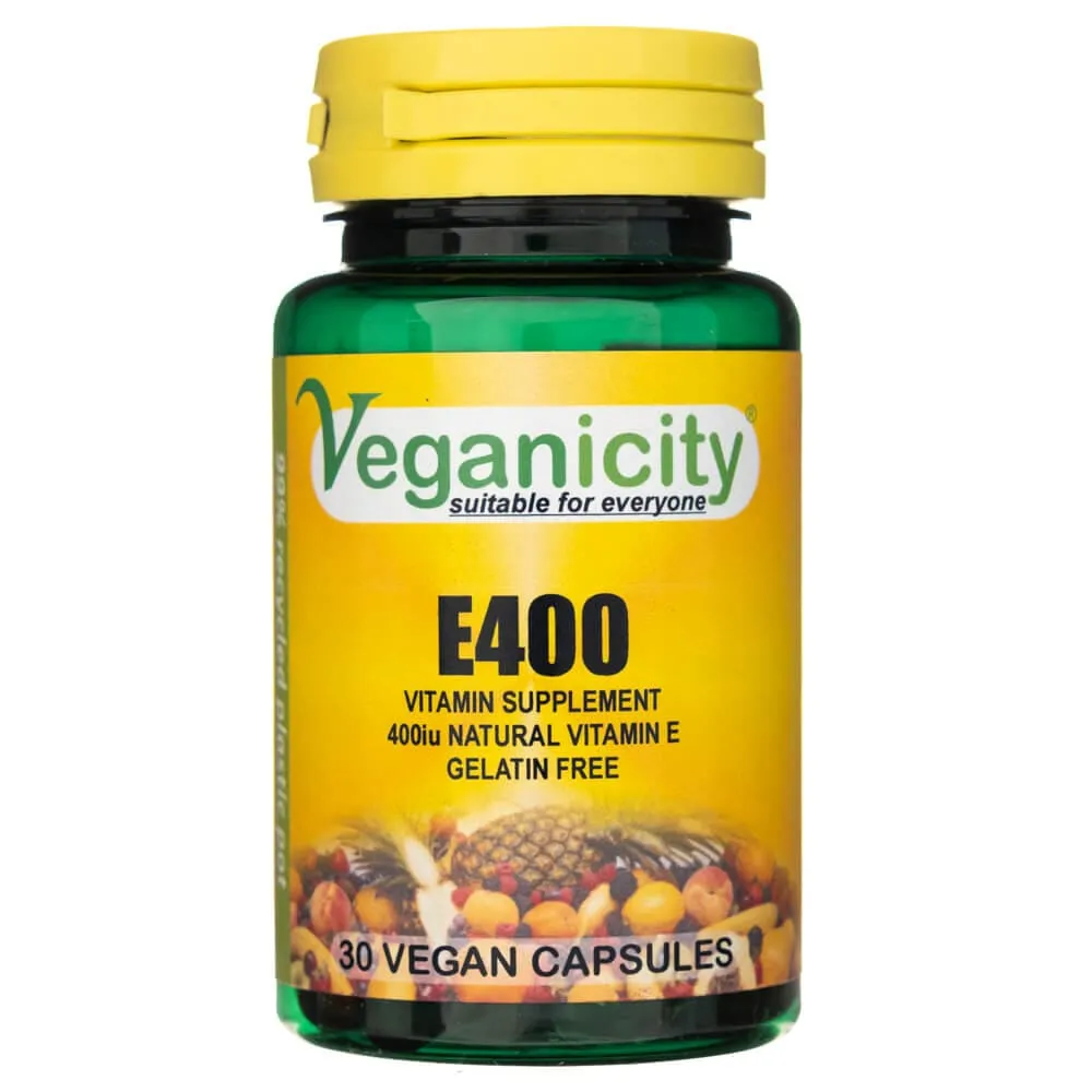 Veganicity Vitamina E400 - 30 Cápsulas