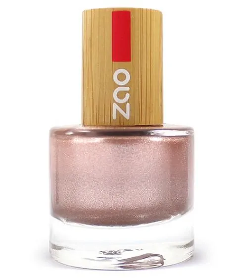 Esmalte de uñas orgánico - 658 Rosé Champagne - 8 ml - Zao Make-up