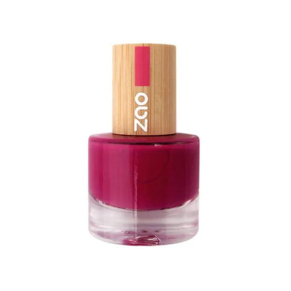 Esmalte de uñas orgánico - 663 Frambuesa - 8 ml - Zao Make-up