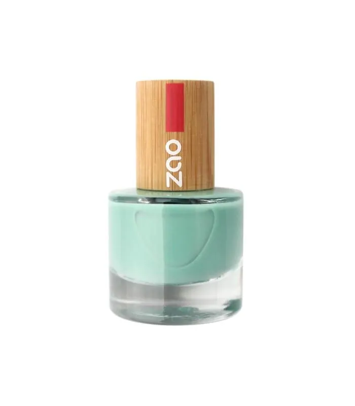 Esmalte de uñas orgánico - 660 Verde agua - 8 ml - Zao Make-up