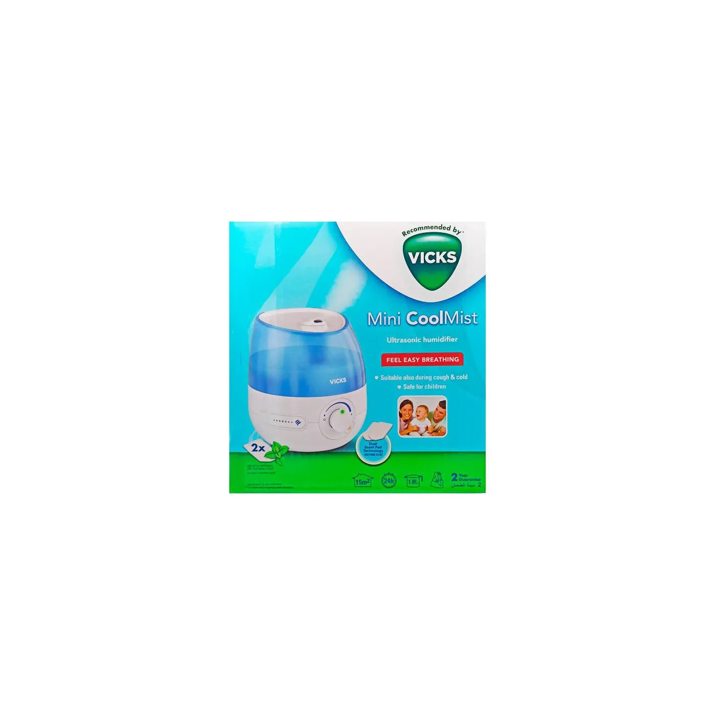 Vicks Humidificador Mini Coolmist Ref Vul525e4