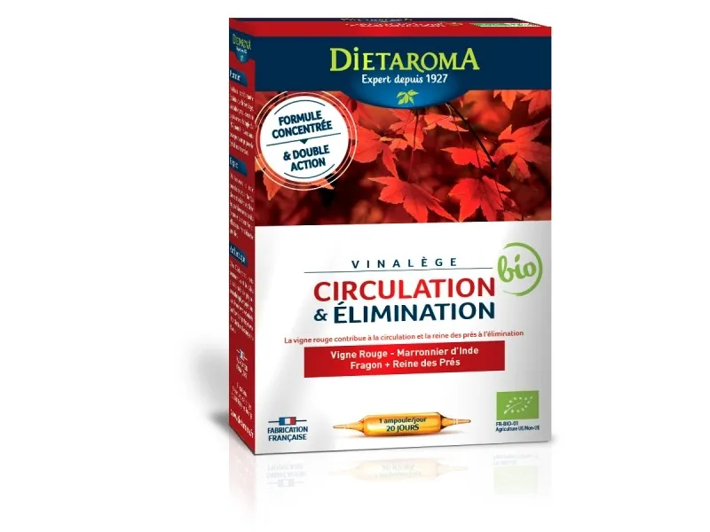 Vinalège doble acción Bio-20 ampollas-Dietaroma