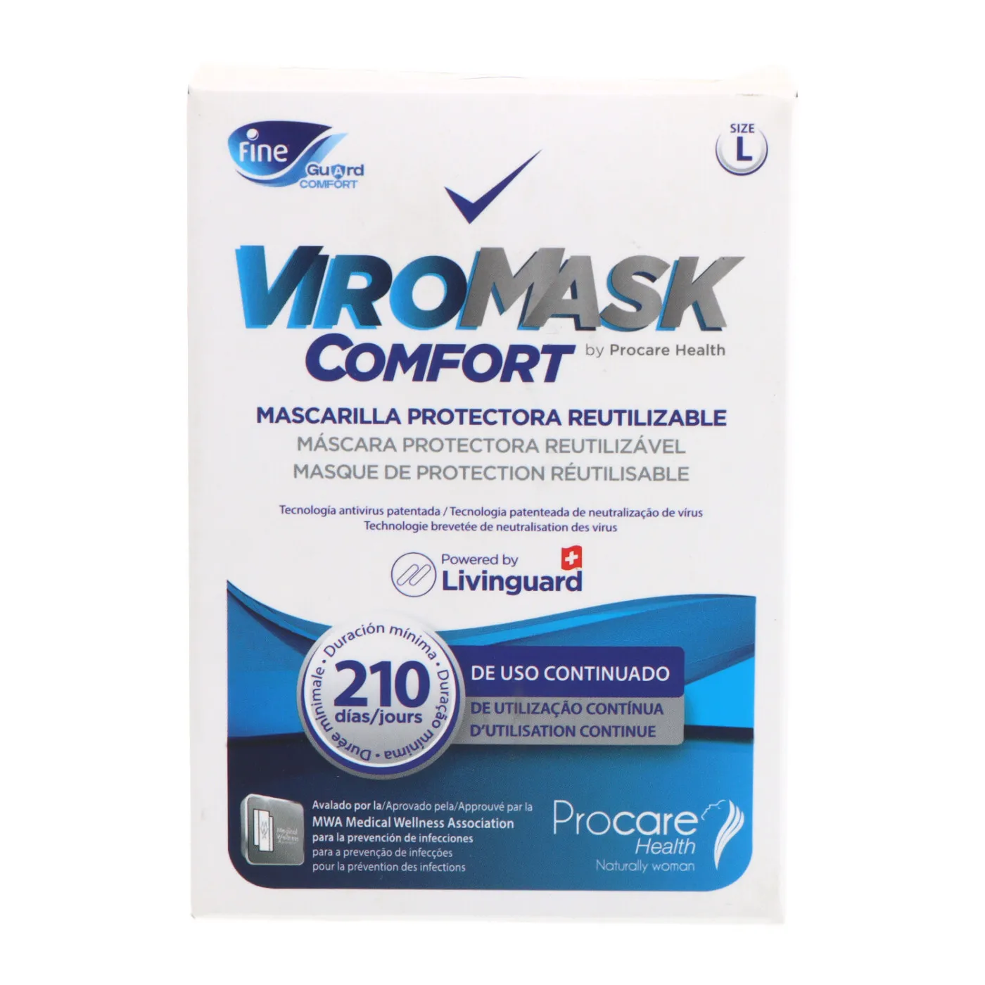 Viromask Comfort Mascarilla Reutilizable 210 Dia
