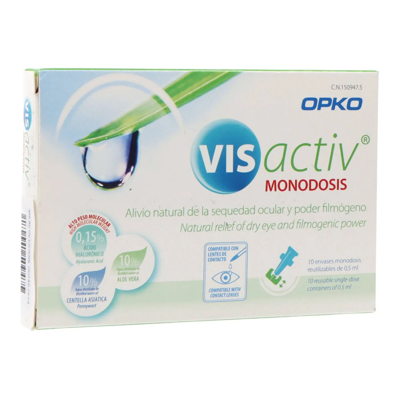 Vis Activ Esteril Gotas Oculares 10 Monodosis