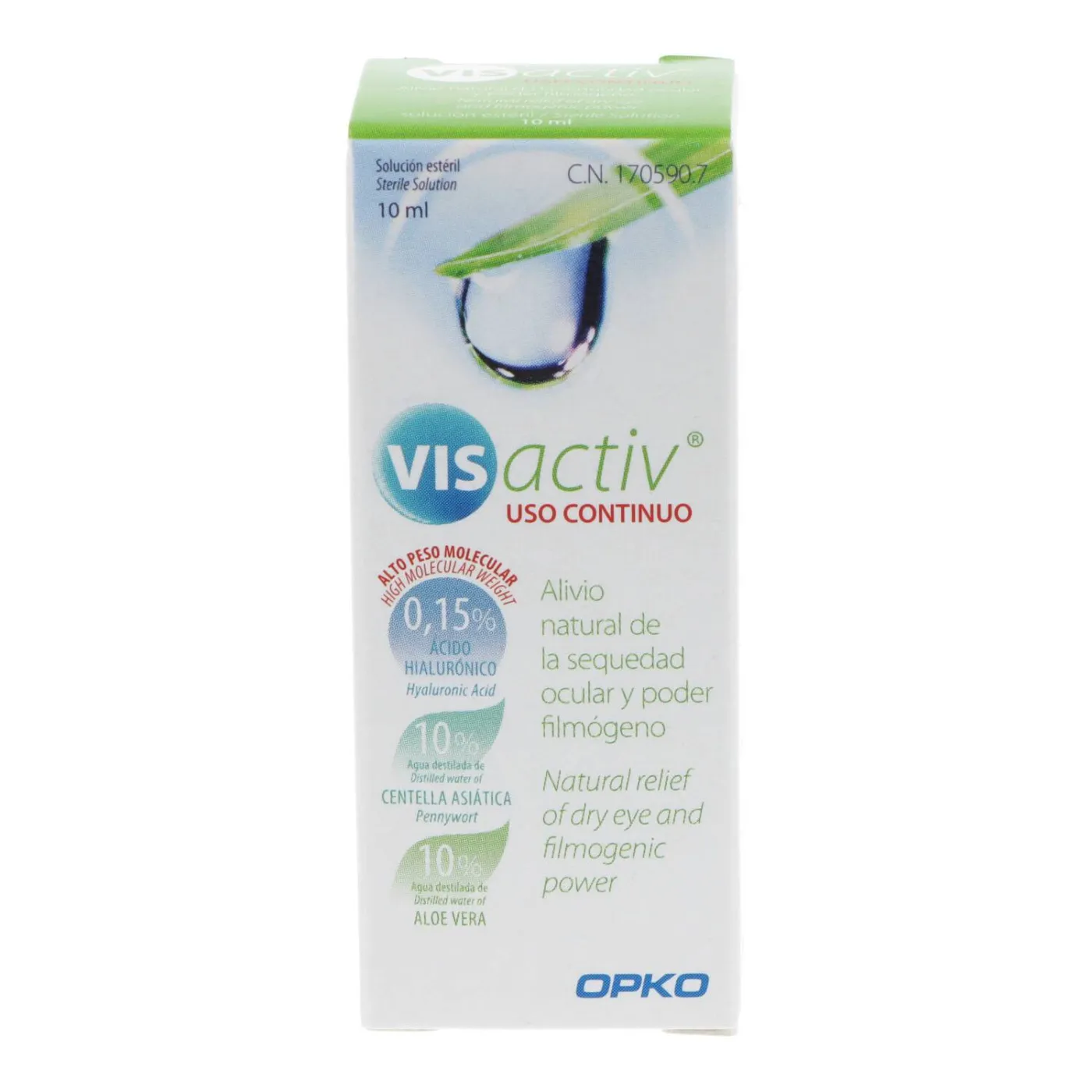 Vis Activ Esteril Uso Continuo Gotas Oculares Hu