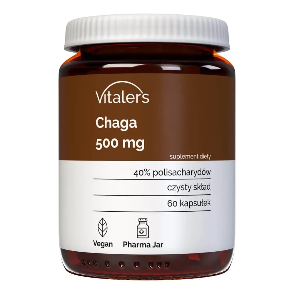 Vitaler's Chaga 500 mg - 60 Cápsulas