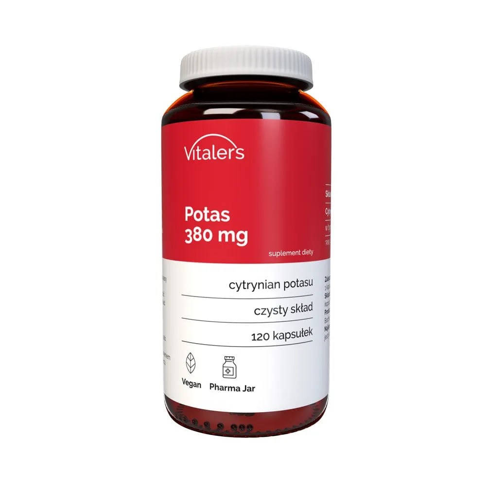Vitaler's Citrato de Potasio 380 mg - 120 Cápsulas
