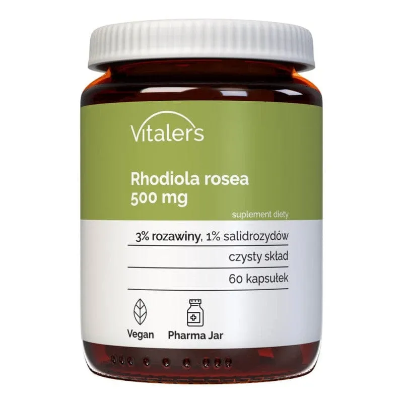 Vitaler's Rhodiola Rosea 500 mg - 60 Cápsulas
