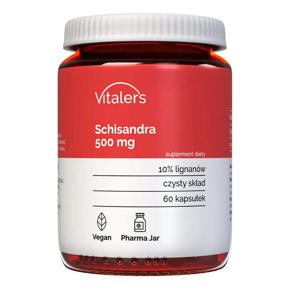 Vitaler's Schisandra 500 mg - 60 Cápsulas