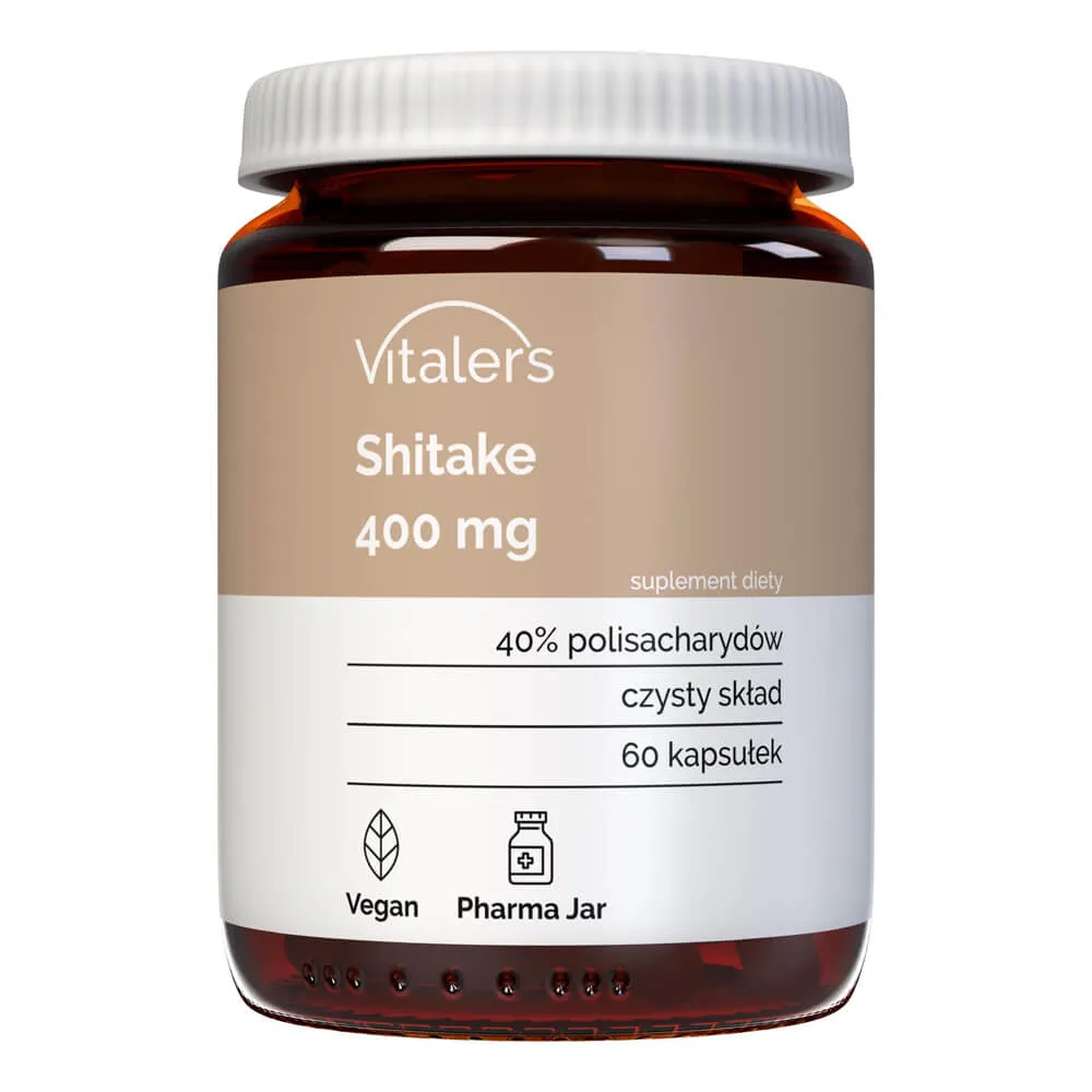 Vitaler's Shiitake 400 mg - 60 Cápsulas