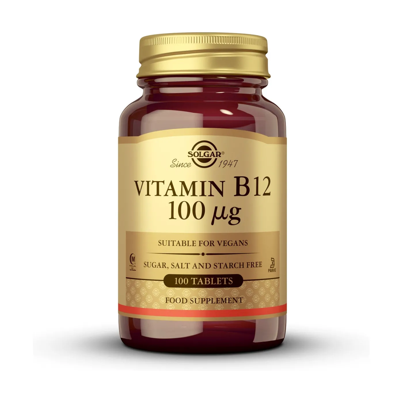 Vitamina B12 100mcg 100 Comps Solgar