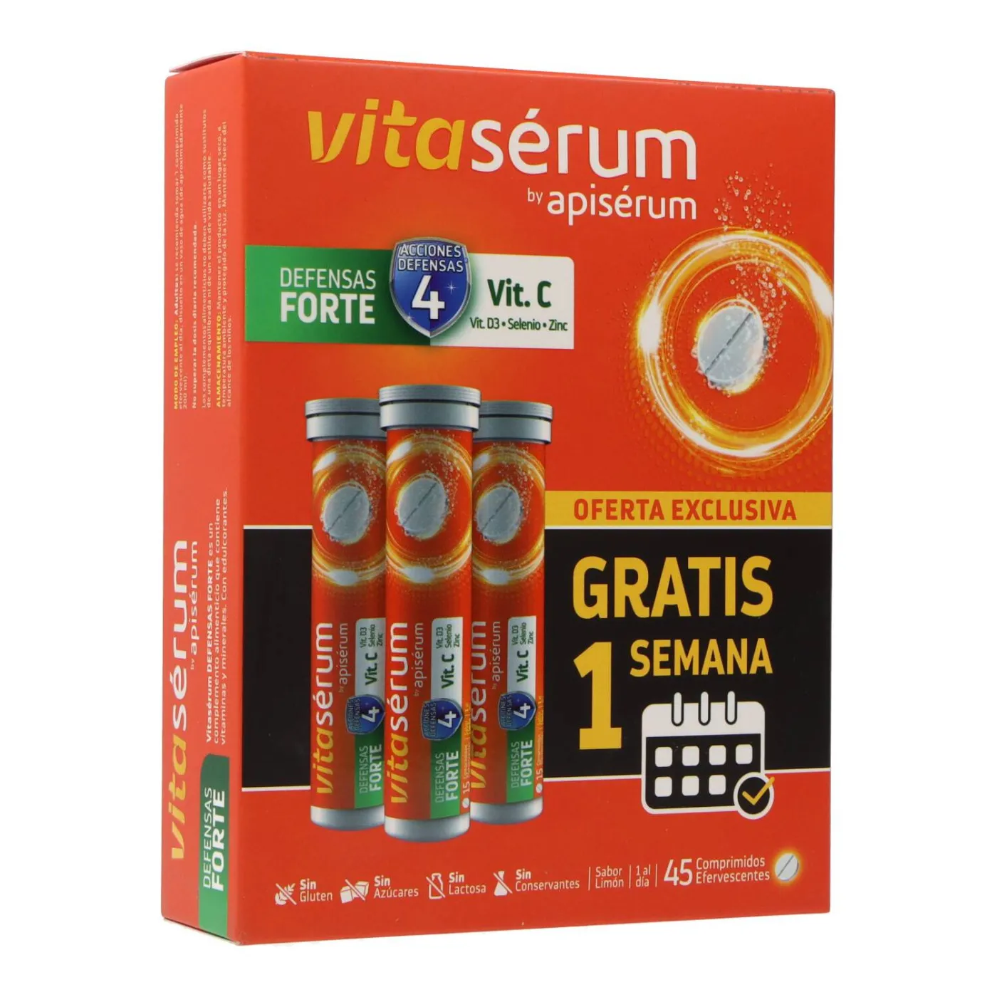 Vitaserum Defensas Forte 30 15 Comp Efervescente