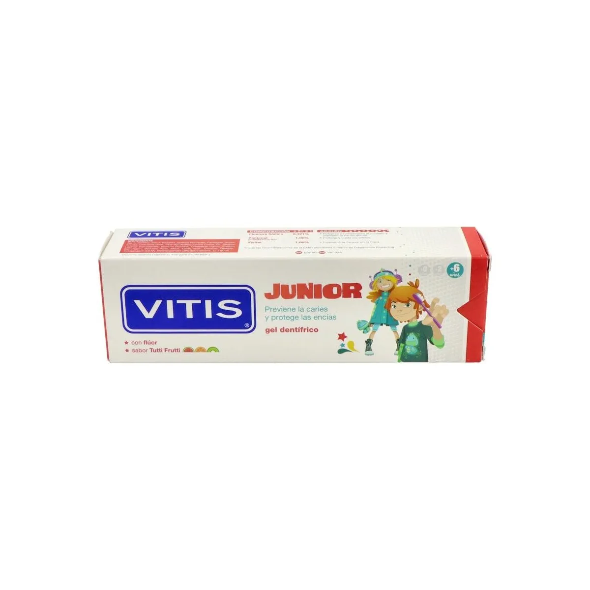 Vitis Gel Junior Tutti Fruti 75 Ml