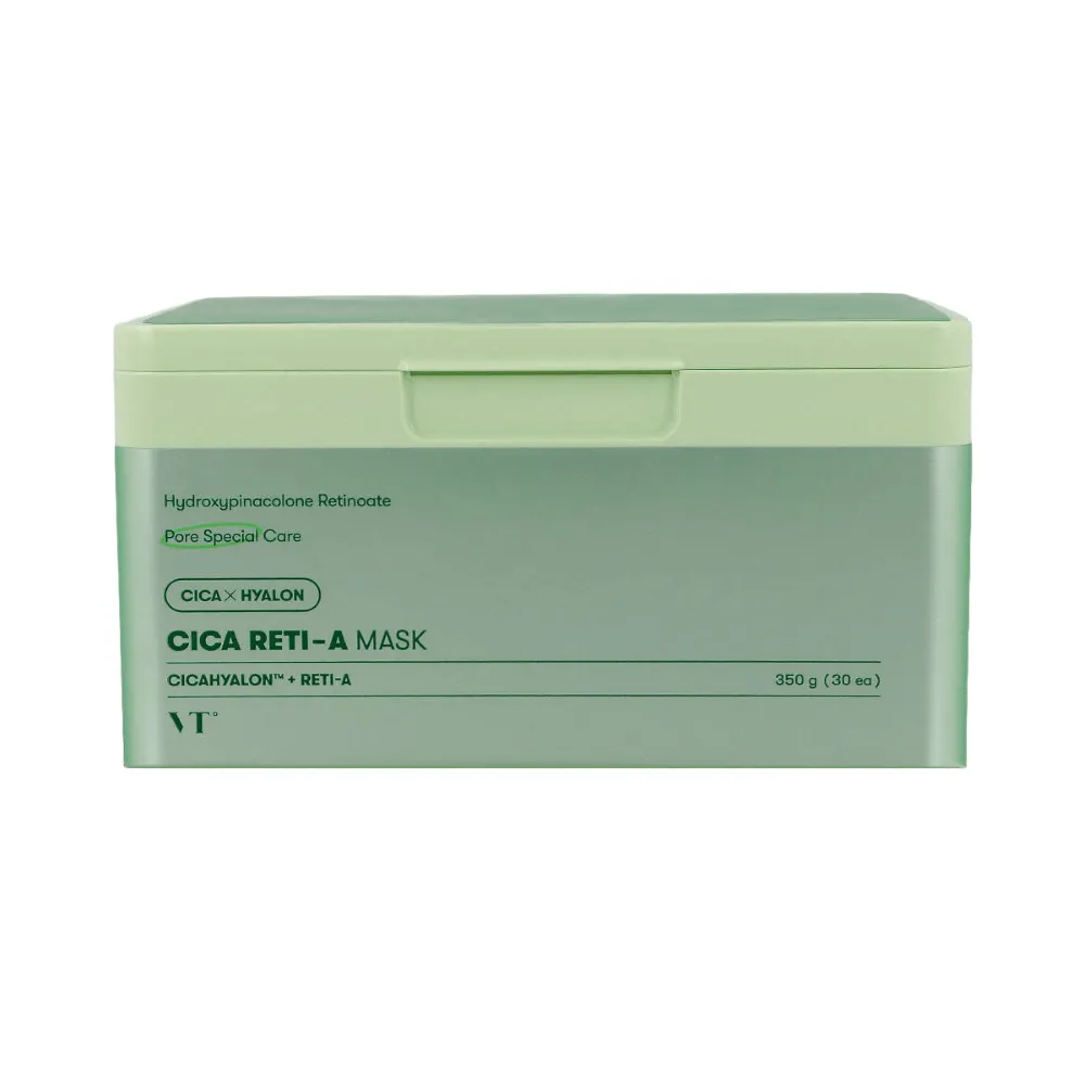 VT Cosmetics Cica Reti-A Mascarilla Cicahyalon™ + Retinol - 30 Piezas