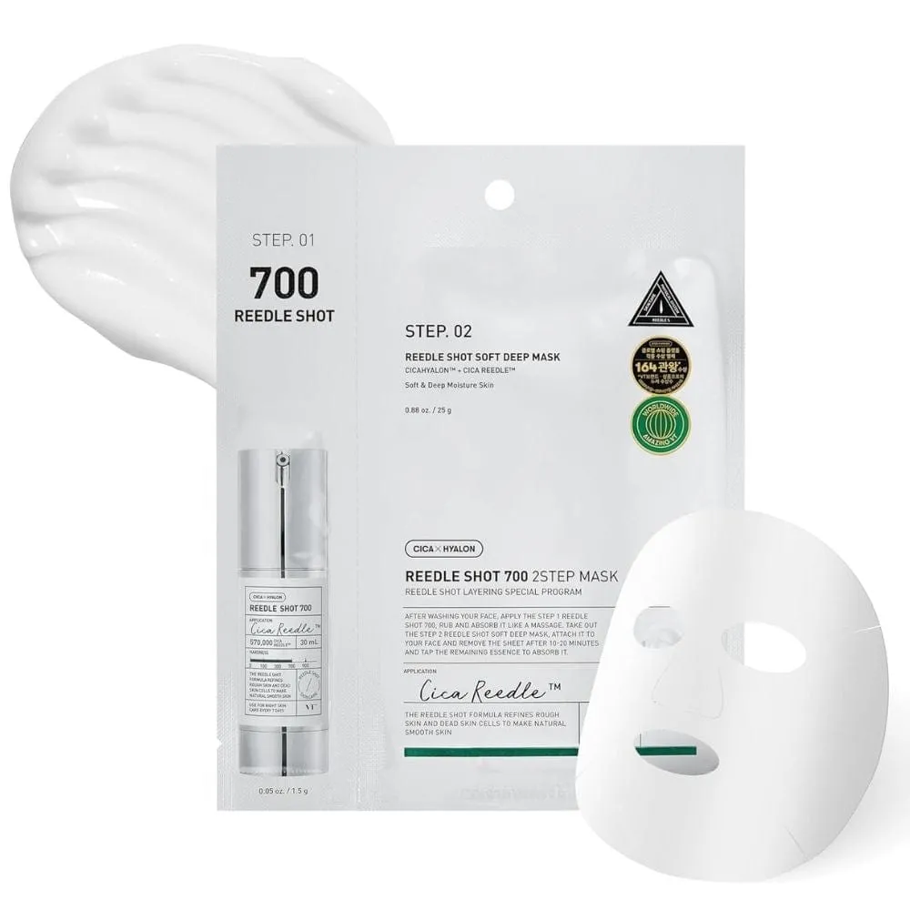 VT Cosmetics Reedle Shot 700 Mascarilla Reafirmante en 2 Pasos - 1.5 g + 25 g