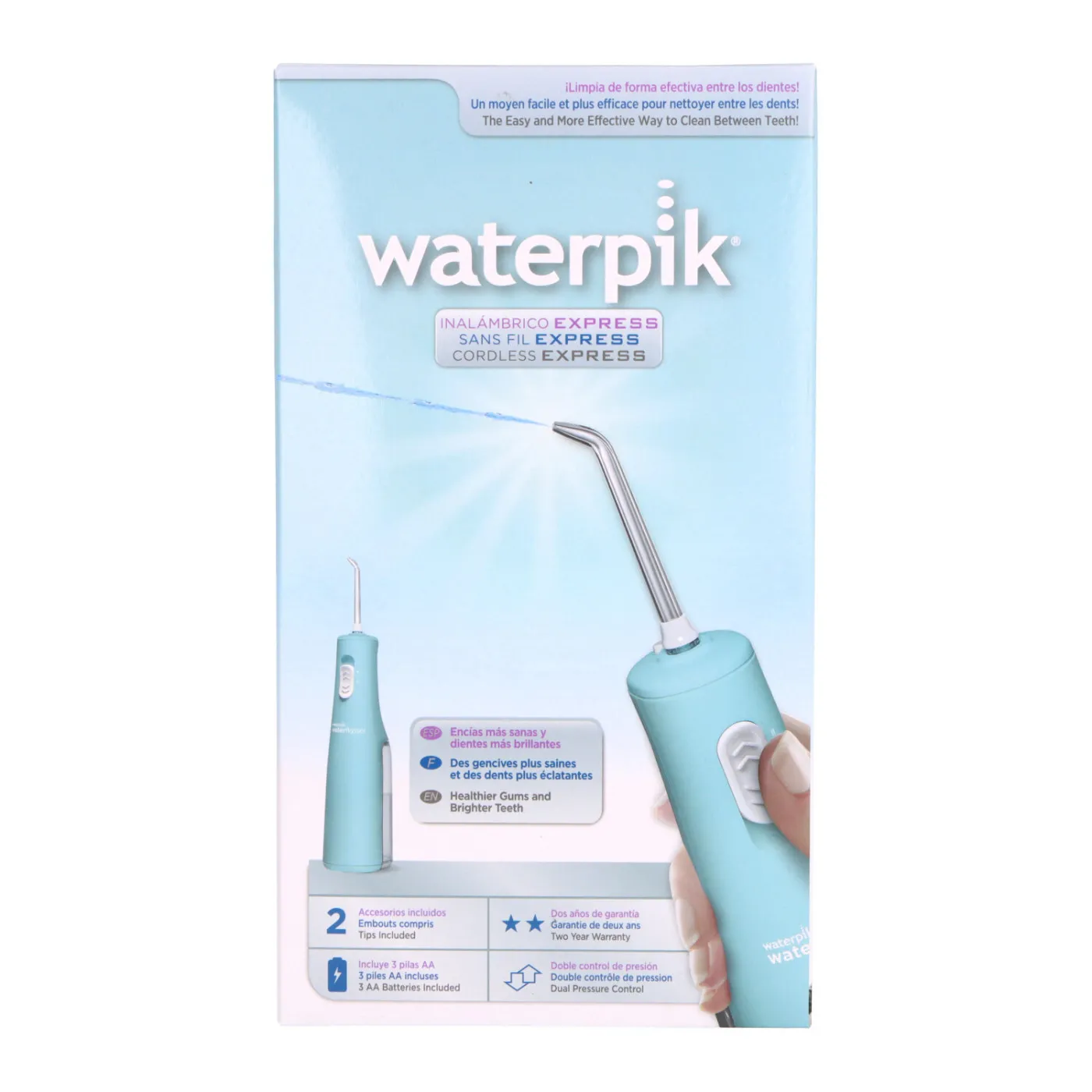 Waterpik Irrigador Inalambrico Wp02 Blue