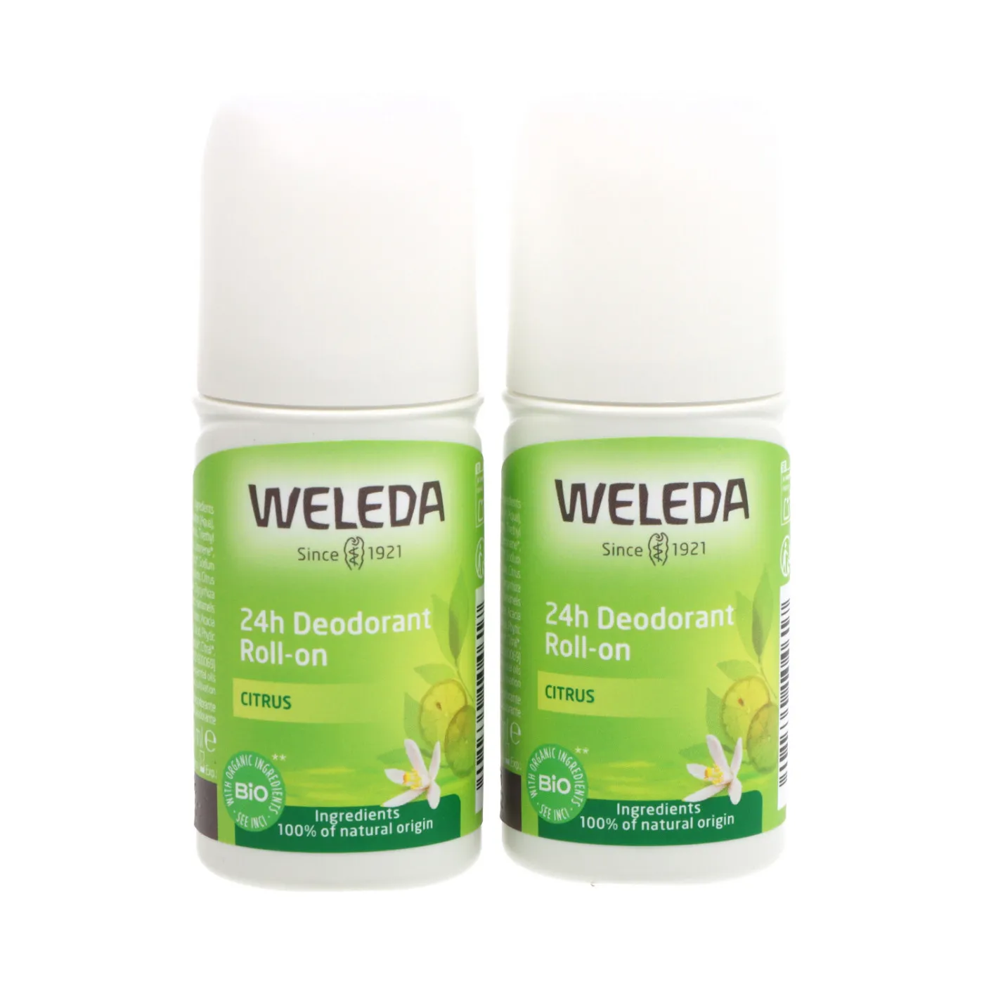 Weleda Citrus Desodorante Rollon 2x50 ml
