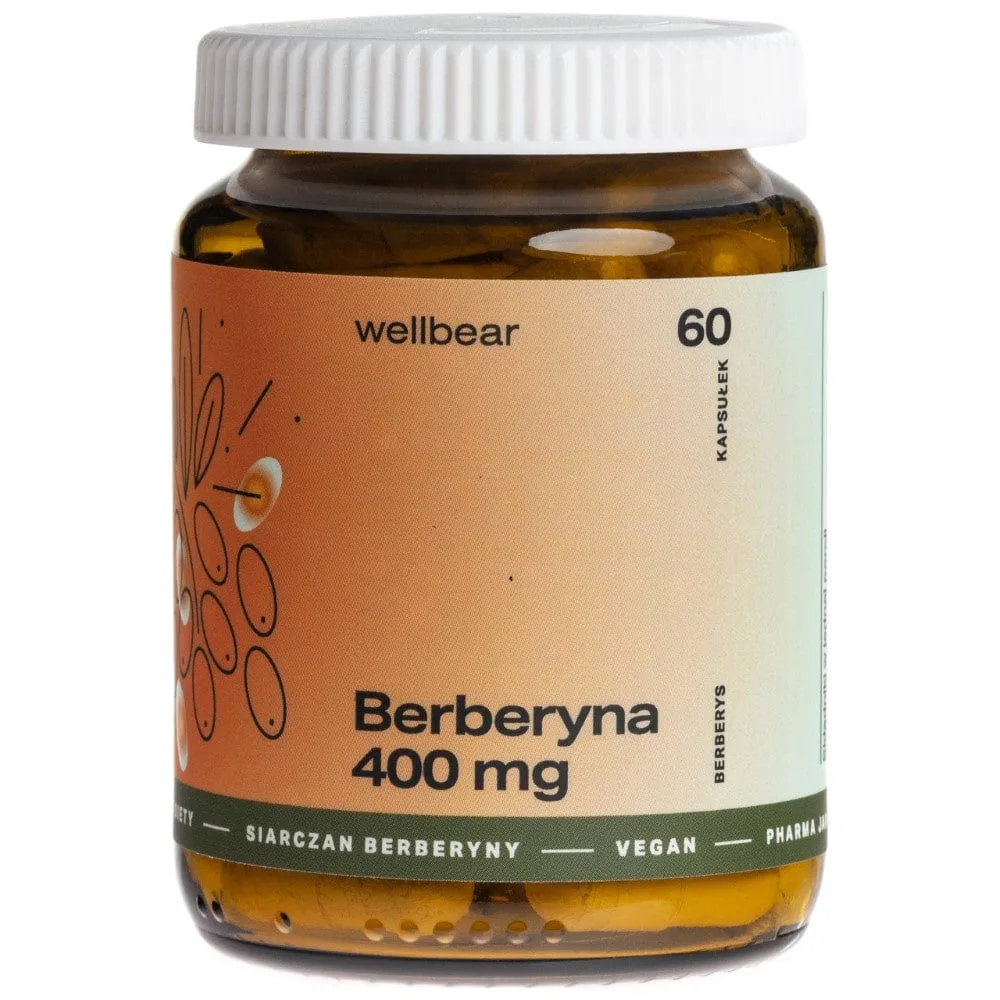 Wellbear Berberina 400 mg - 60 Cápsulas