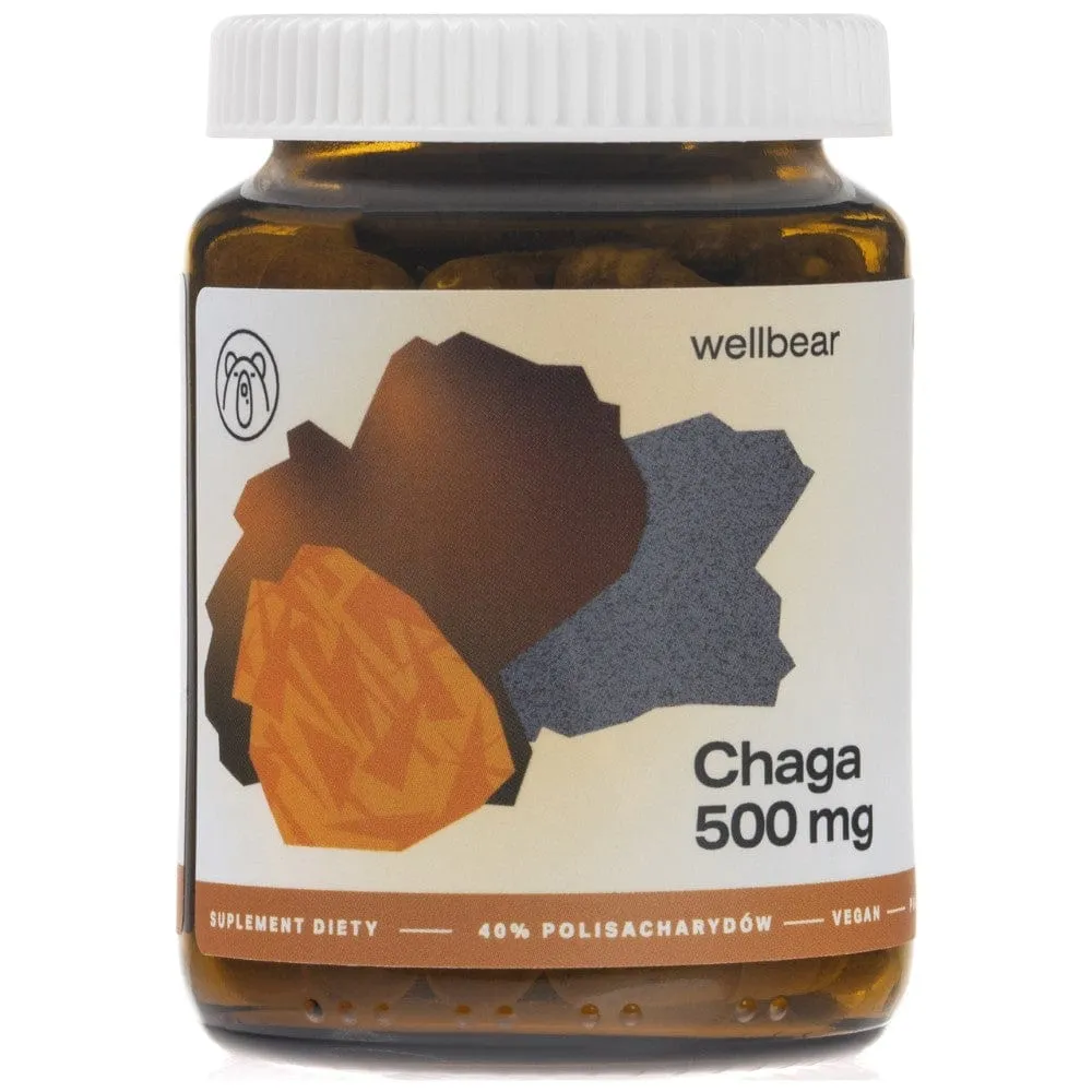 Wellbear Chaga 500 mg - 60 Cápsulas