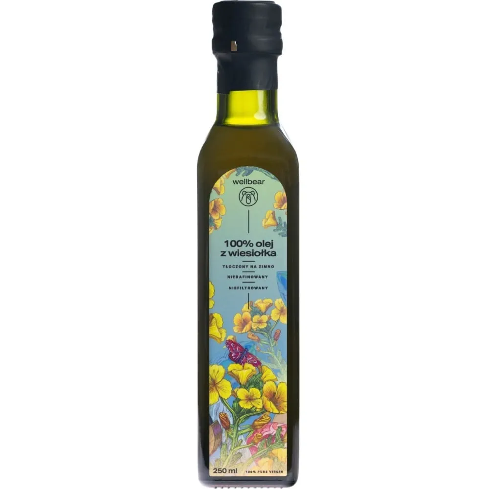 Wellbear Aceite de Onagra Prensado en Frío - 250 ml