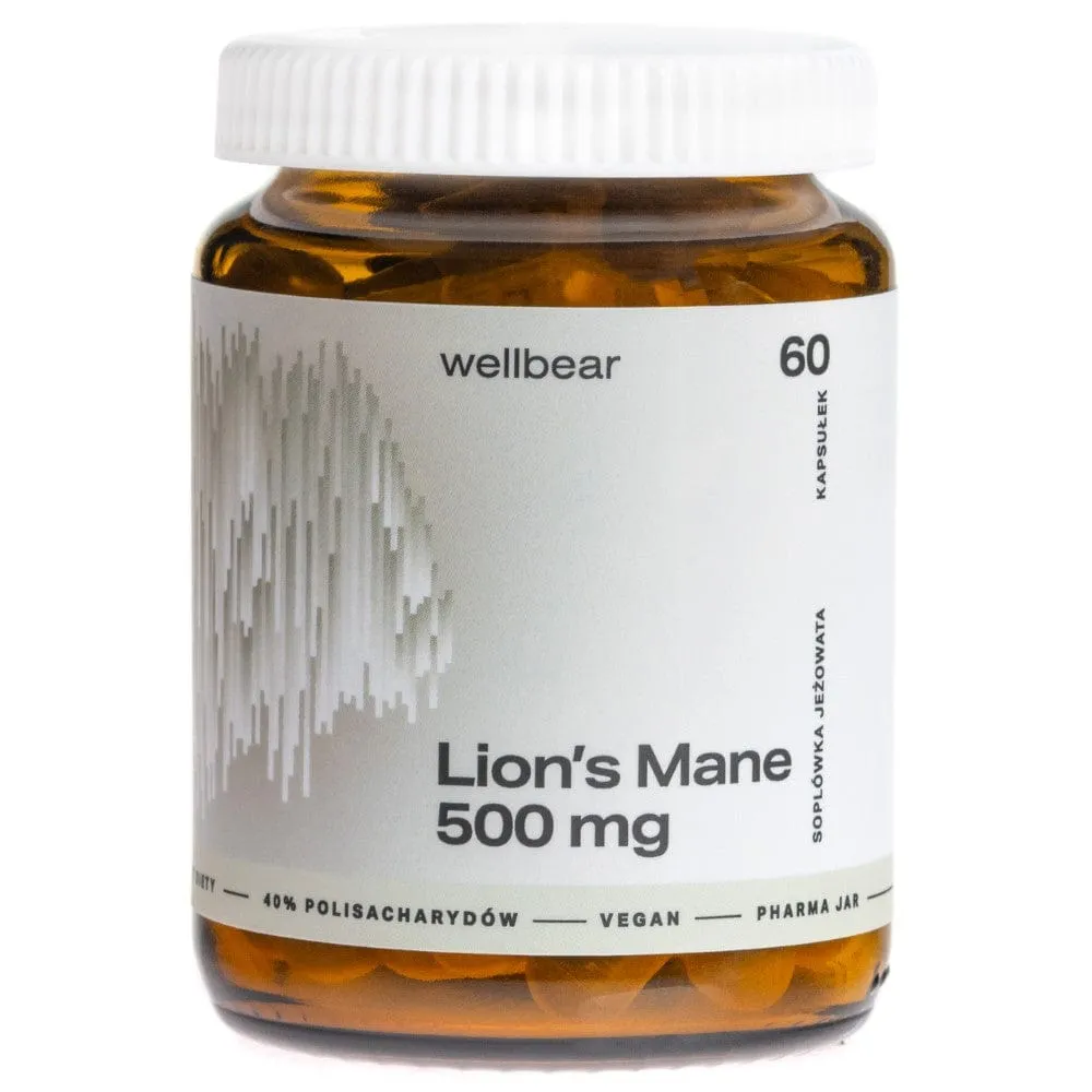 Melena de León Wellbear 500 mg - 60 Cápsulas
