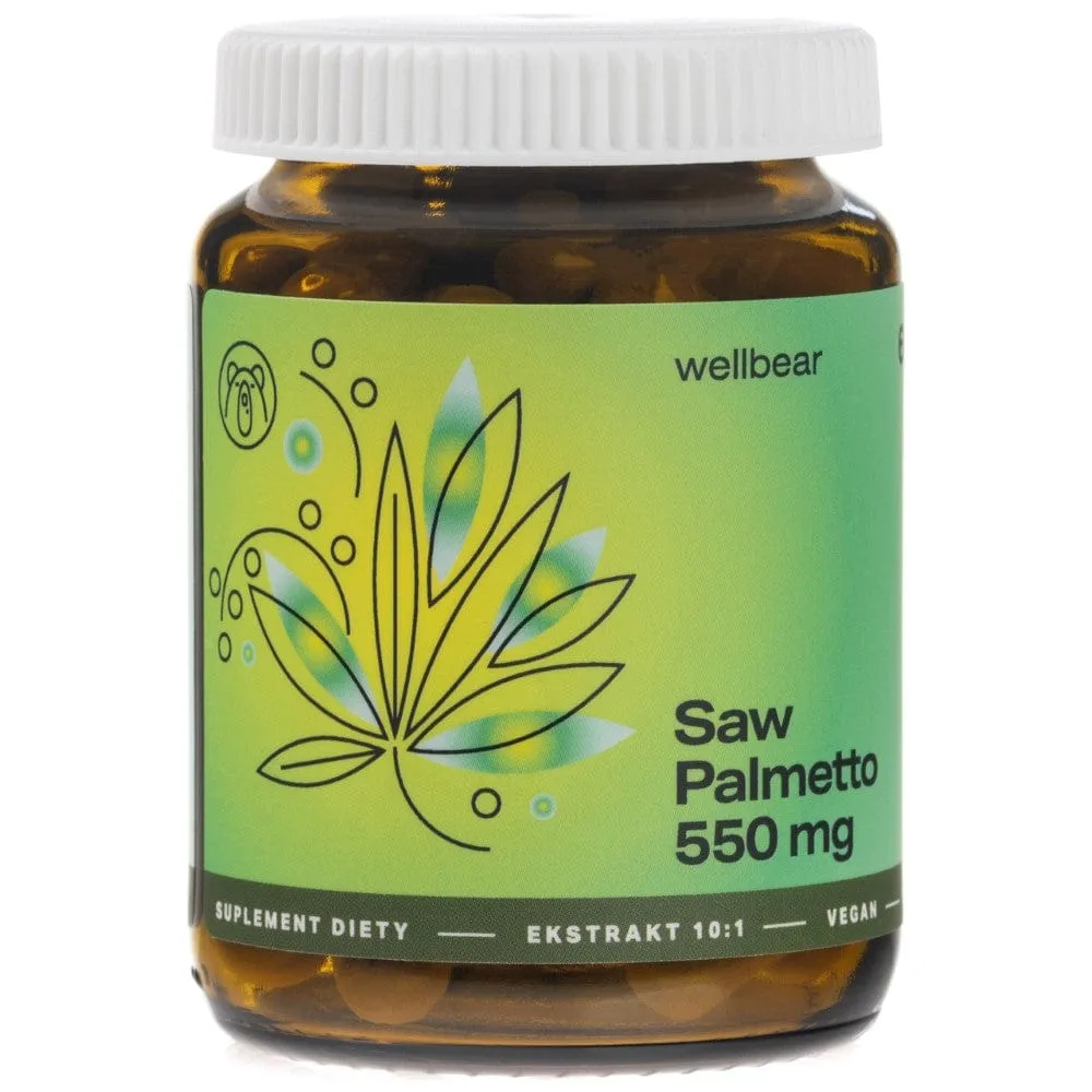 Wellbear Saw Palmetto 550 mg - 60 Cápsulas