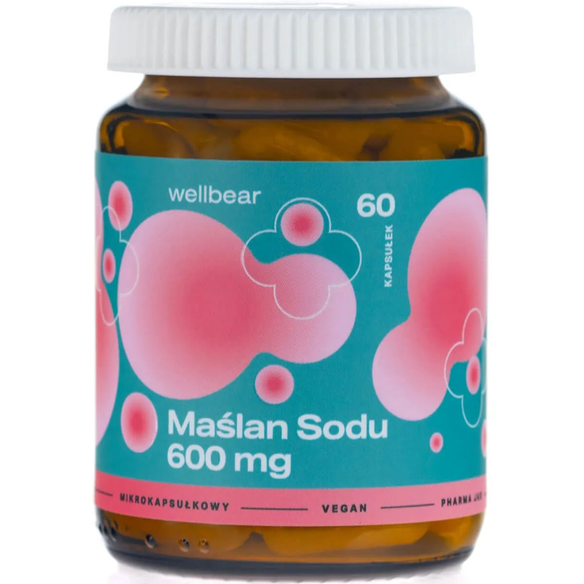 Butirato Sódico Wellbear 600 mg - 60 Cápsulas
