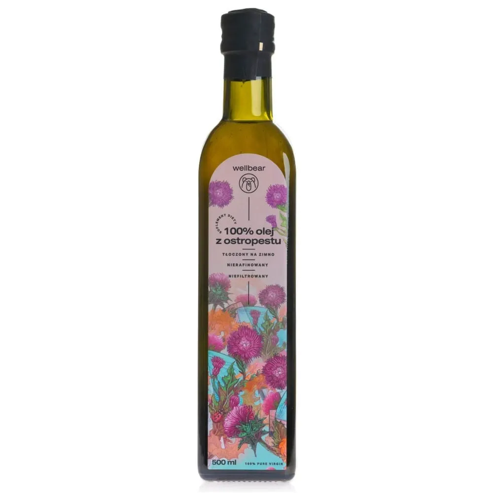 Aceite de cardo Wellbear prensado en frío - 500 ml