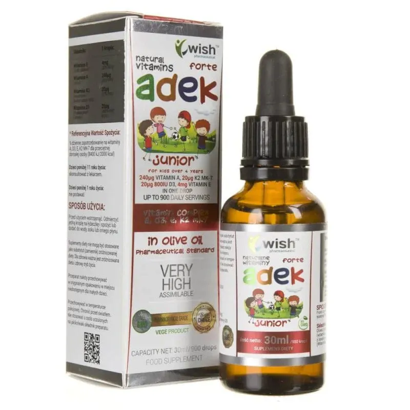 Deseo ADEK Junior FORTE para niños - 30 ml