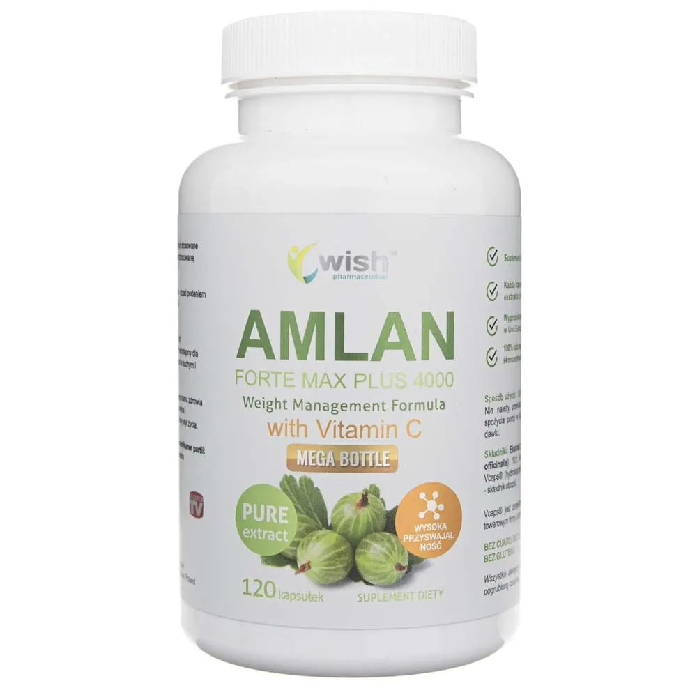 Wish Amlan Forte 4000 mg - 120 Cápsulas