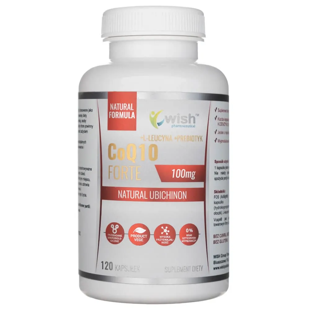 Wish Coenzima Q10 Forte 100 mg - 120 Cápsulas